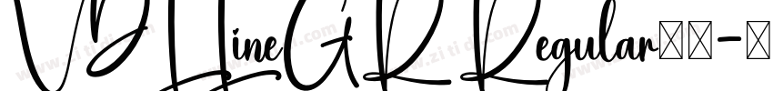 VDL LineGR Regular下载字体转换